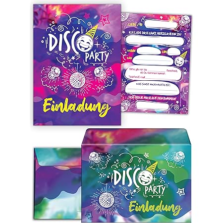 JuNa-Experten Meerjungfrau Einladungskarten - 12 Stück Für 6. Geburtstag, A6 Format