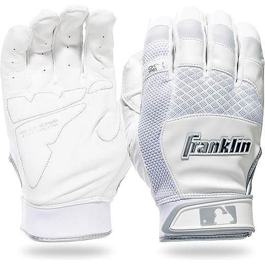 Franklin Sports Batting Gloves - Shok-Sorb X