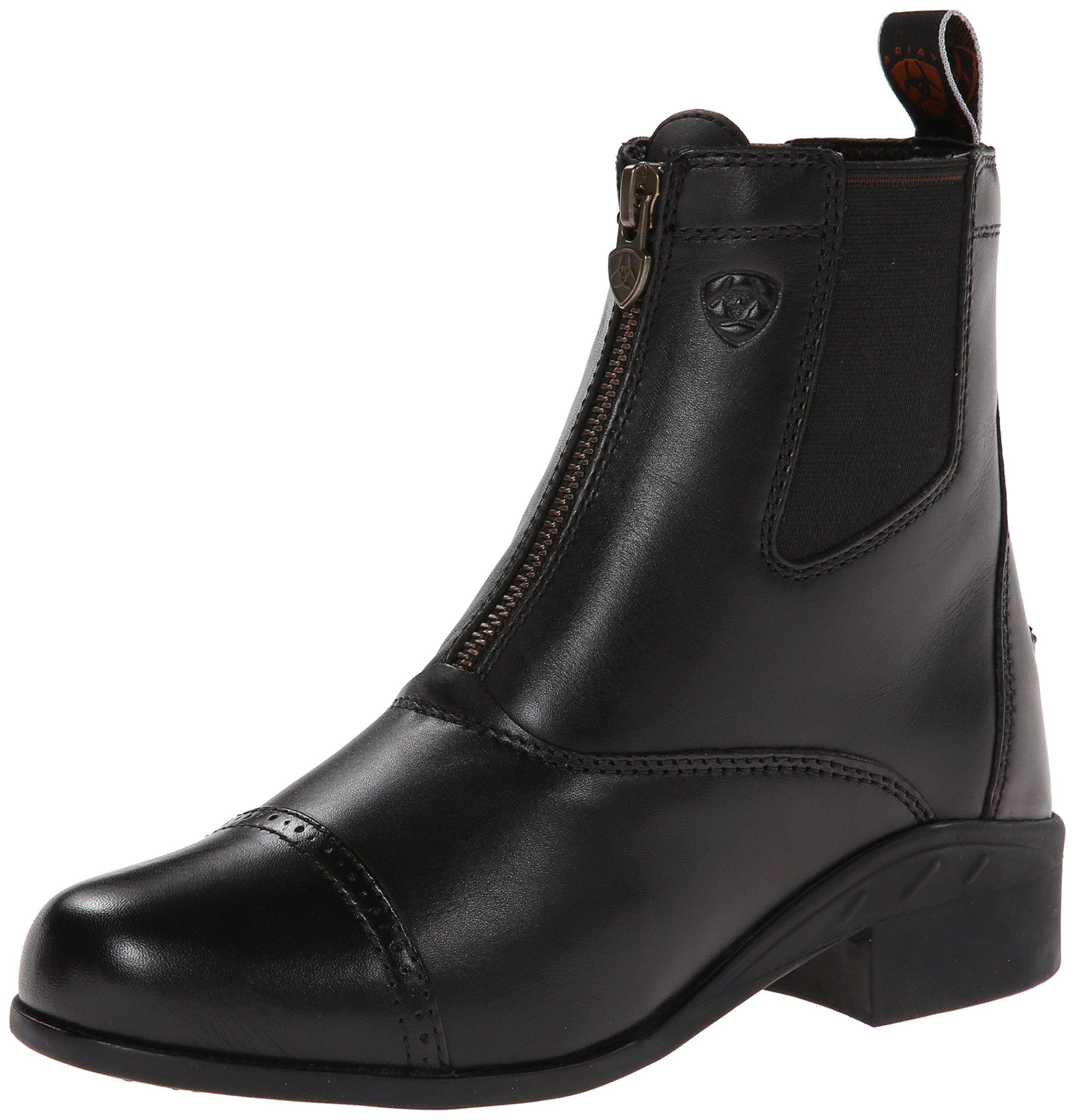 ARIAT Youth Devon 3 Zip Short Boots Black