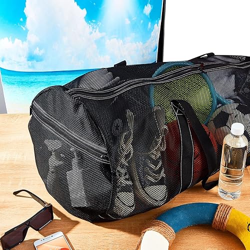 Miniatura 4 de Kacctyen Large Mesh Dive Bag 37 x 15 x 15 Inches Scuba Gear Bags for Diving, Snorkeling, Travel, Beach, Sports Storage with Pocket