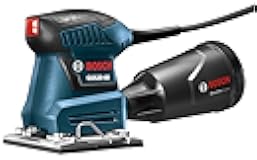 BOSCH GSS20-40 Orbital Finishing Sander 1/4-Sheet, 2 Amp, 12000 OPM with Dust Collector