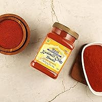 Vista 5 de Rani Kashmiri - Chile en polvo (Deggi Mirch, bajo calor) Especia india molida 32oz (2lbs) 908g Envase de PET ~ Completamente natural Sin sal