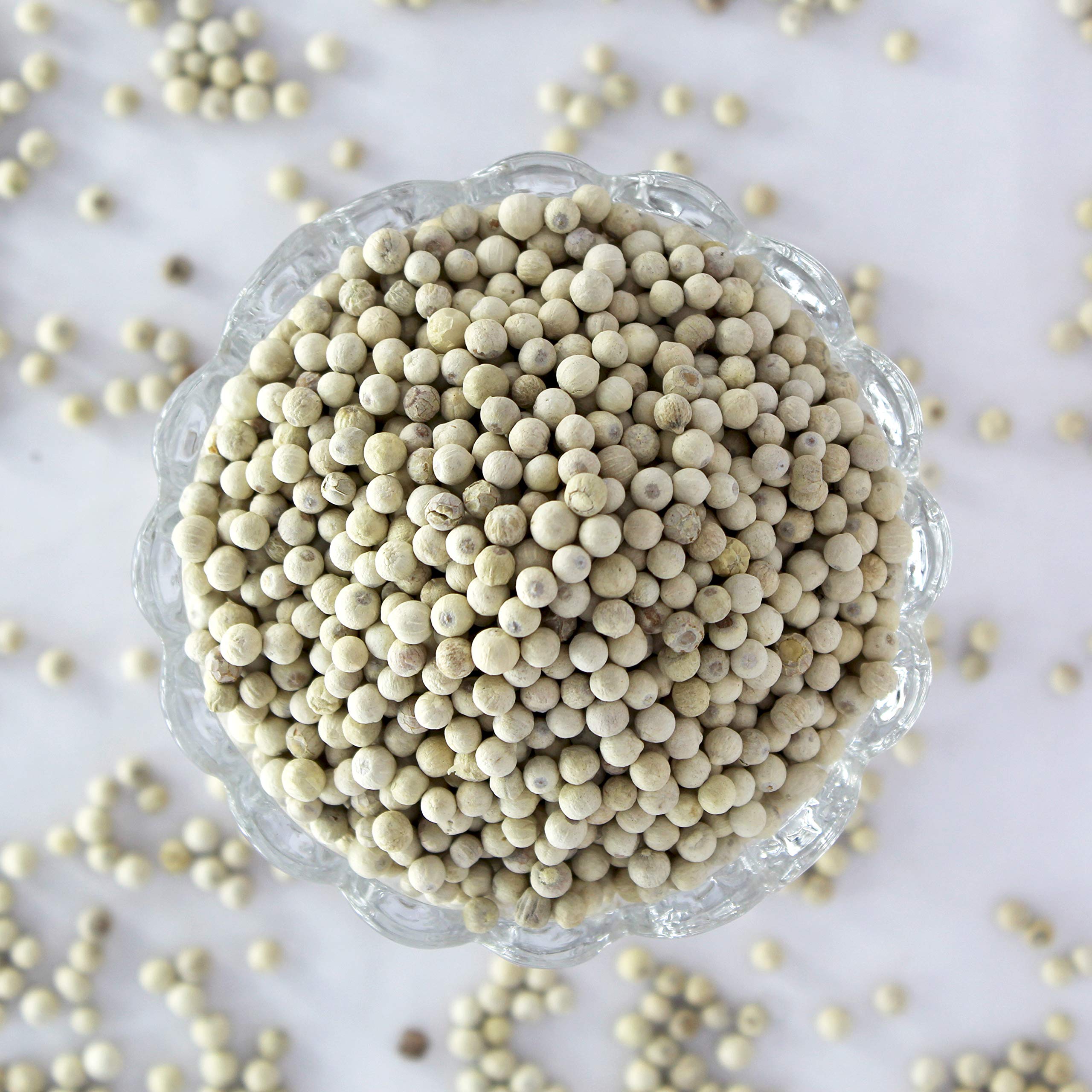 Swiss Naturals Organic White Pepper Whole | White Peppercorn | Safed Mirch Sabut | Dakhni Mirch, 400 grams 1