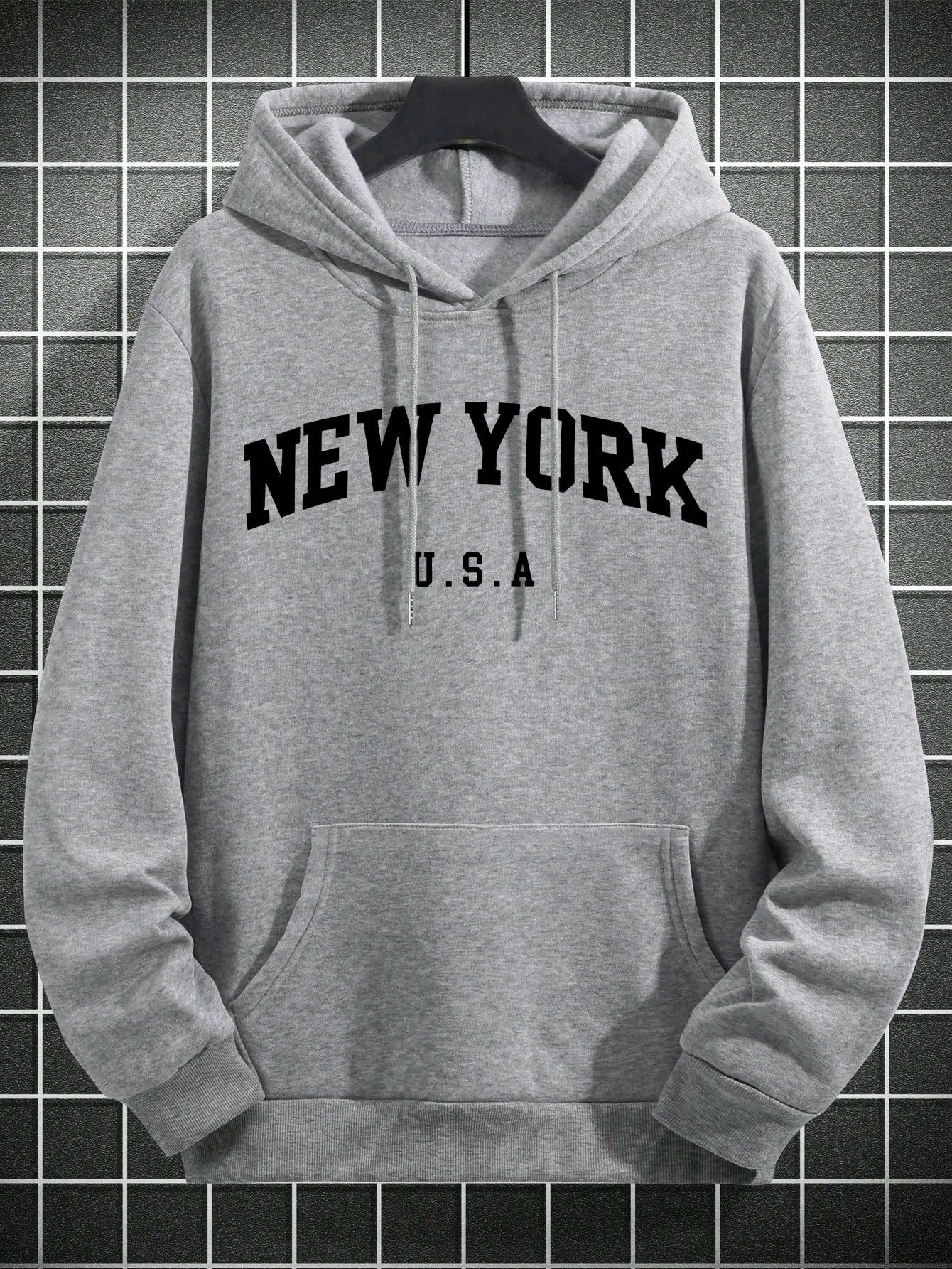 Sudadera con capucha para hombre, diseño gráfico, con bolsillo, tallas XS-XXL — view 3