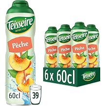 Teisseire Peach for Soft Drinks 6 x 600 ml