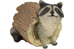 Bandit the Raccoon: Indoor/Outdoor Garden Animal Statue by Design Toscano
