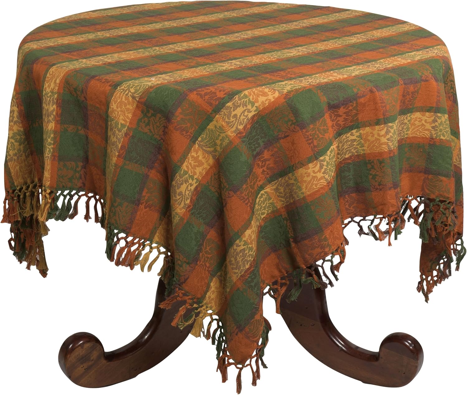 April Cornell Melody Jacquard 60 by 108-Inch Tablecloth, Multicolor