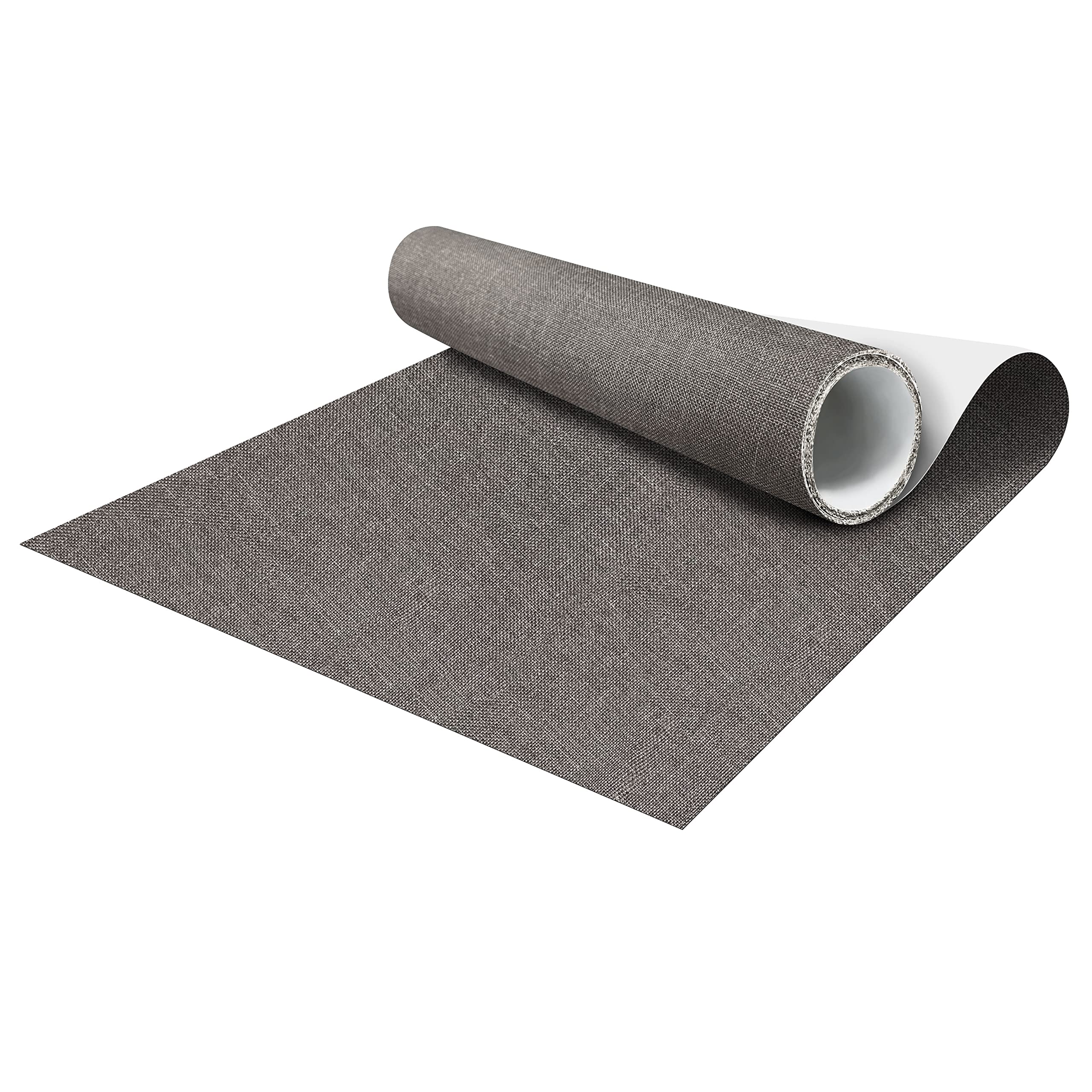 Fine Linen Repair Patches, Self-Adhesive Linen Fabric Patches, 12X40 inch Extra Size, Multi Color, Can be Used for Linen Sofa Repair and Linen Clothes Repair(12" x 40",Cream-Gray)