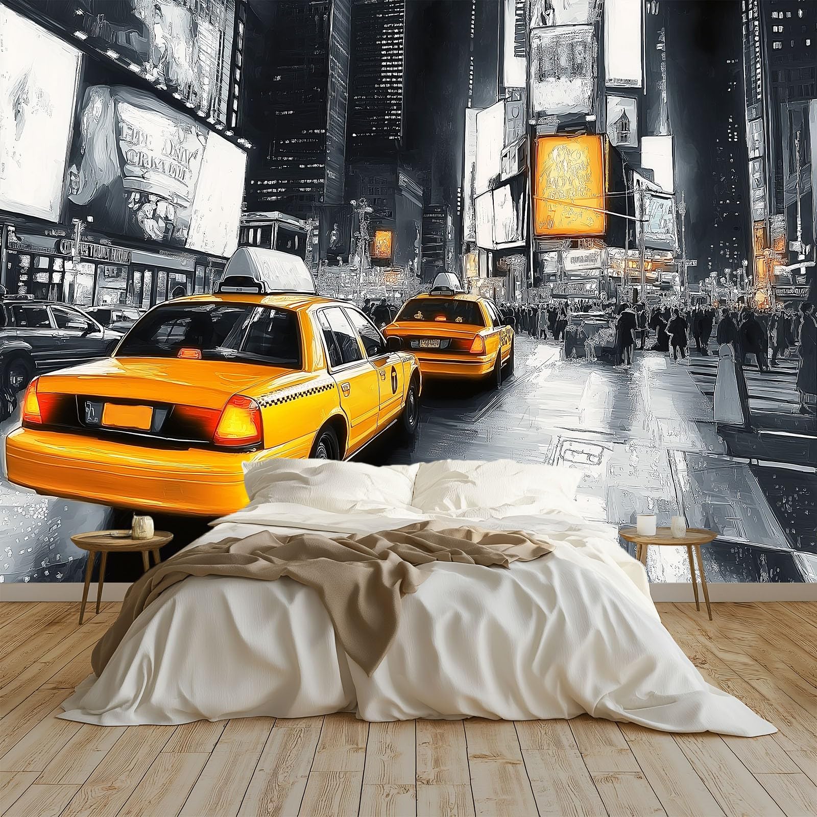 Papier peint panoramique New York pour une décoration urbaine de chambre ado