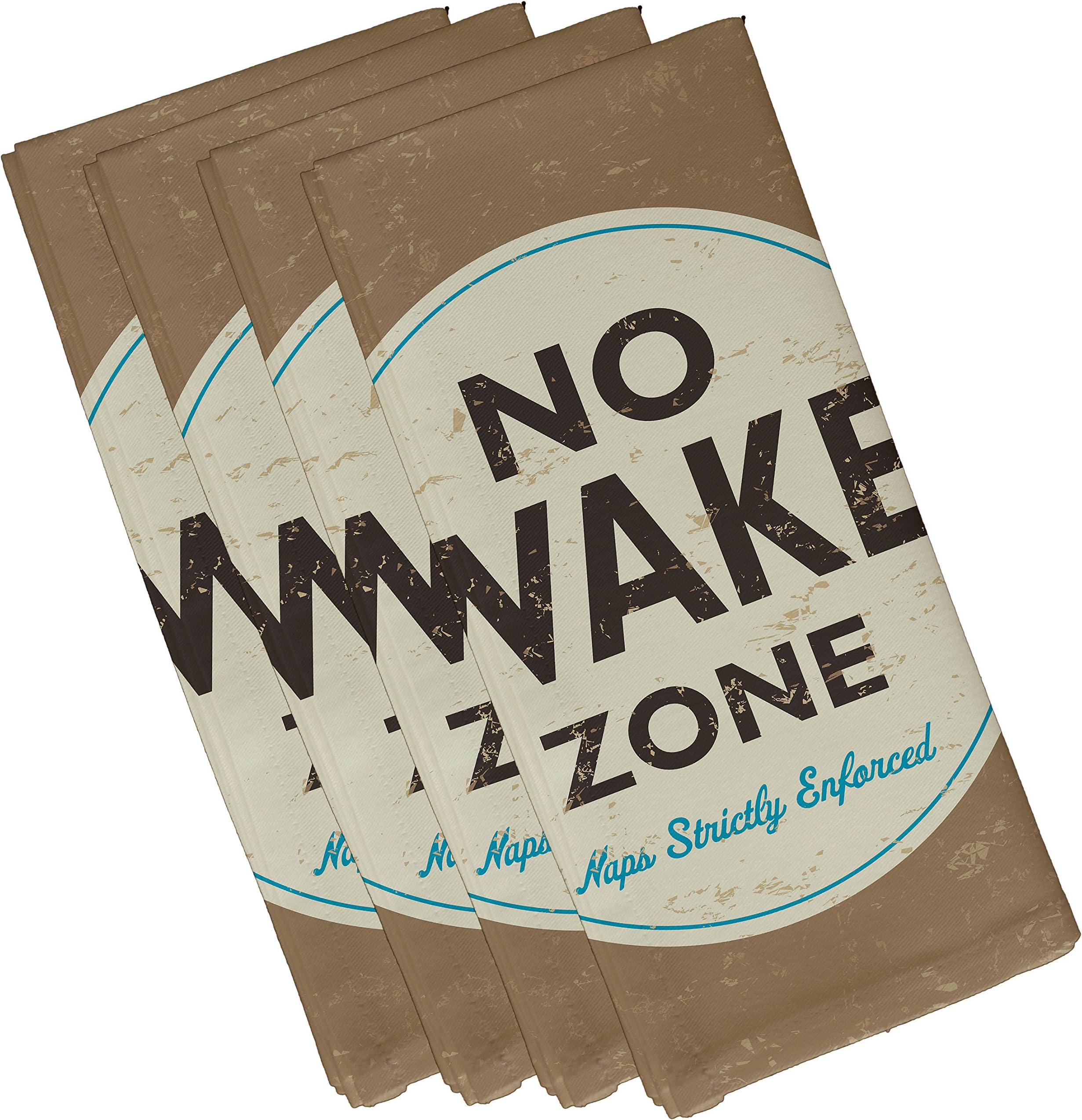 E by design Nap Zone Word Print Napkin