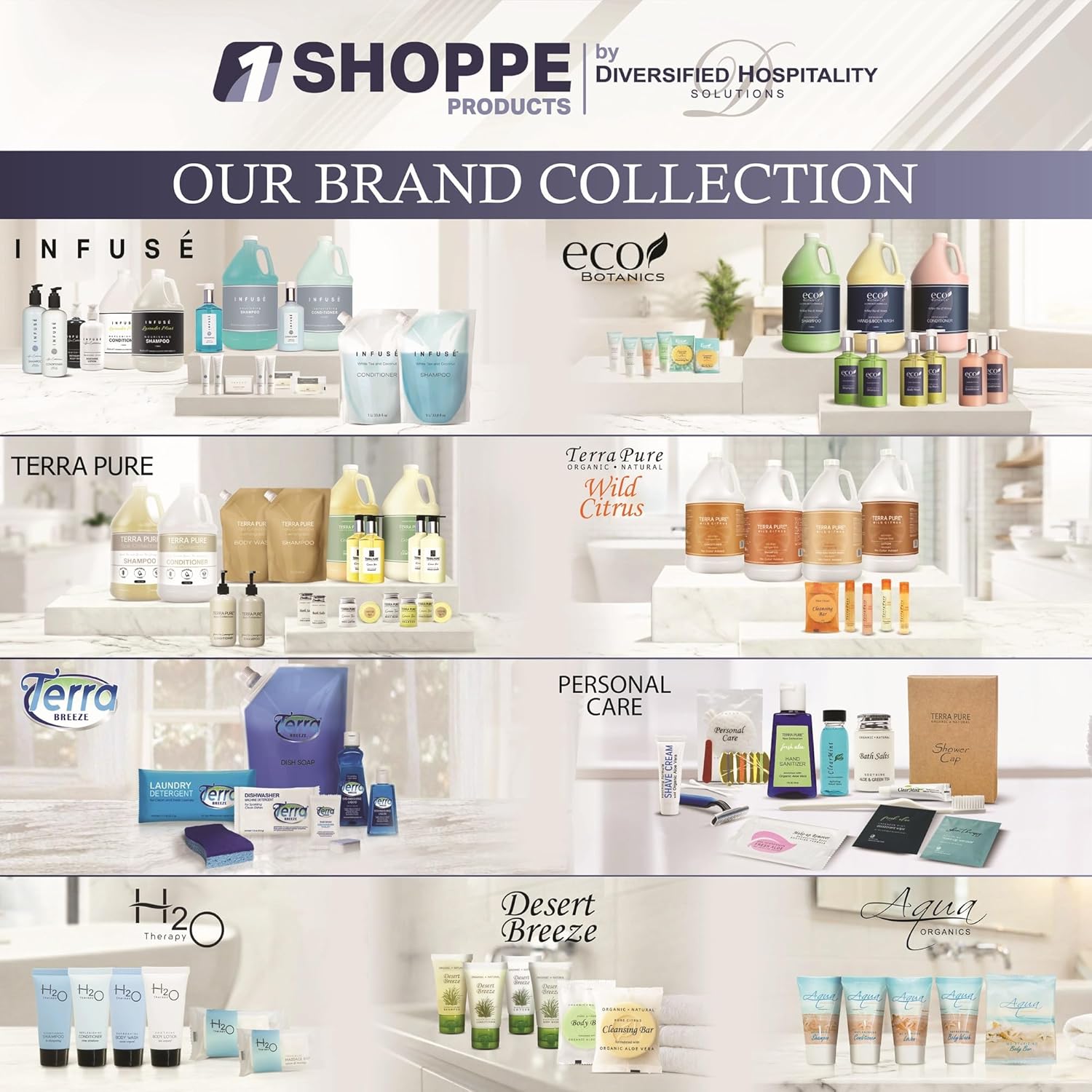 Travel Size Hotel Body Wash 100 Count 1 oz Bottles Guest Amenities for Hotels Vacation Rentals & Short Term Rentals Paraben Free White Tea & Coconut Scent Infused with Aloe and Olive Oil by Terra Pure - Image 7