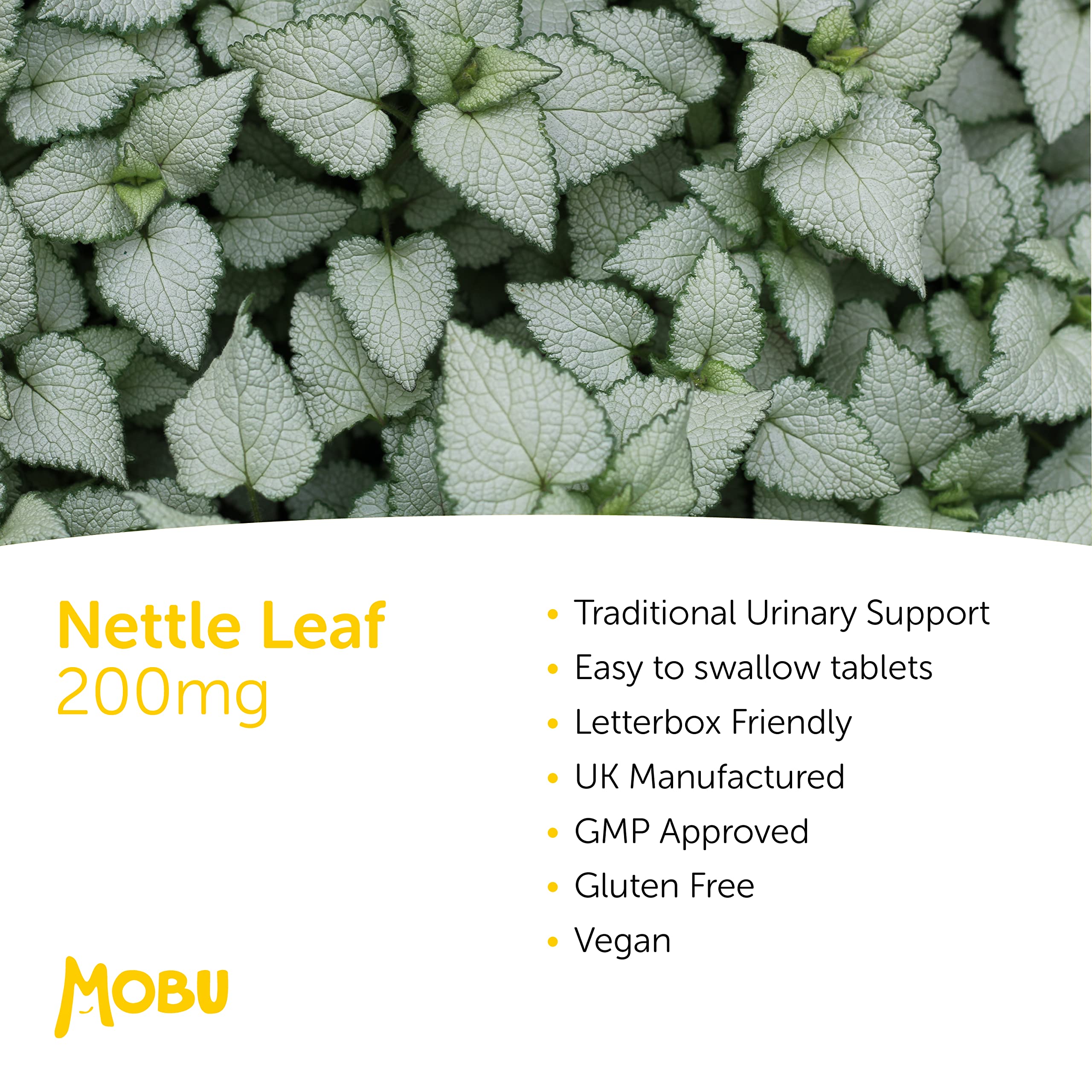 Stinging Nettle Leaf 200mg 120 Tablets Antioxidant Natural Nettle