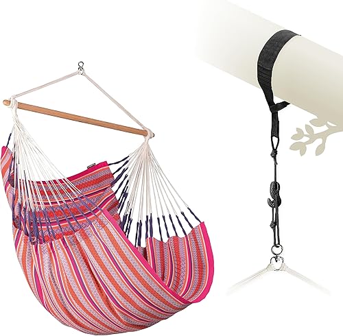 Vista 184 de LA SIESTA - Hamaca de algodón orgánico, modelo Habana Turrón