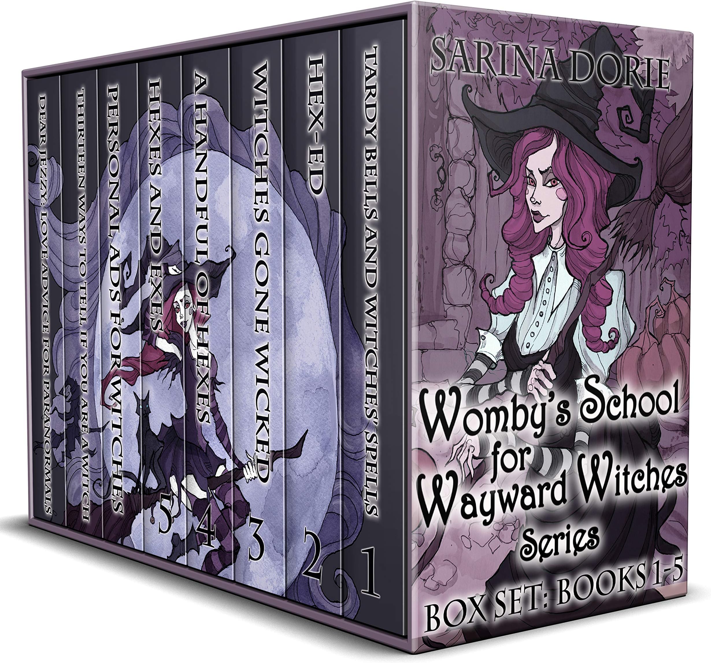 Womby's School for Wayward Witches Series Books 1-5: Not-So-Cozy Witch Mysteries (Womby's School for Wayward Witches Series Bundle Book 1)
