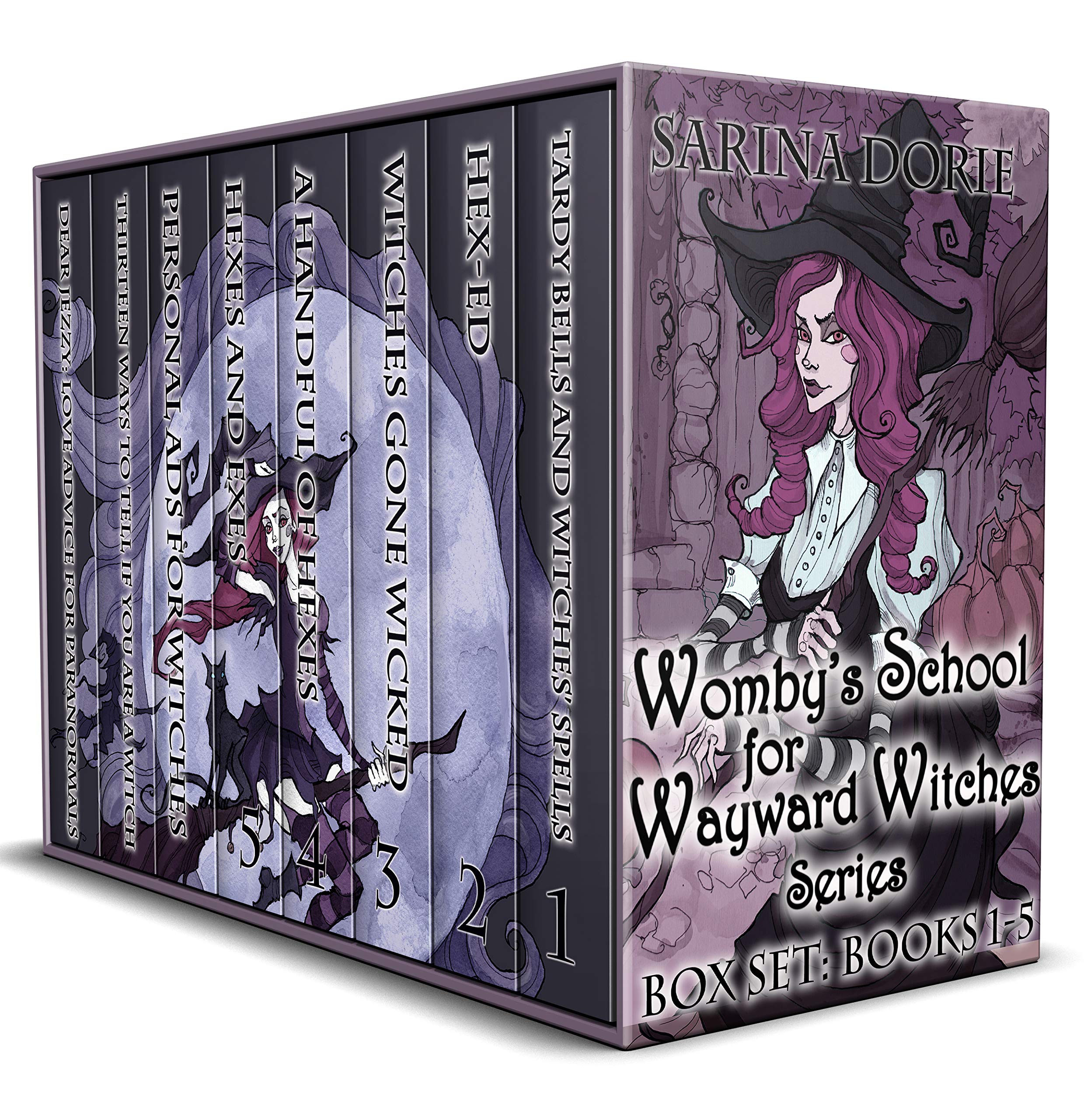 Womby's School for Wayward Witches Series Books 1-5: Not-So-Cozy Witch Mysteries (Womby's School for Wayward Witches Series Bundle Book 1)