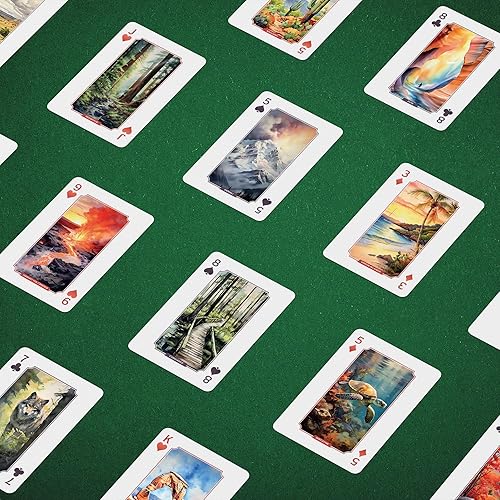 Miniatura 5 de Underdog Games Naipes del Parque Nacional  52 piezas de impresionante arte personalizado  Parque único para cada carta