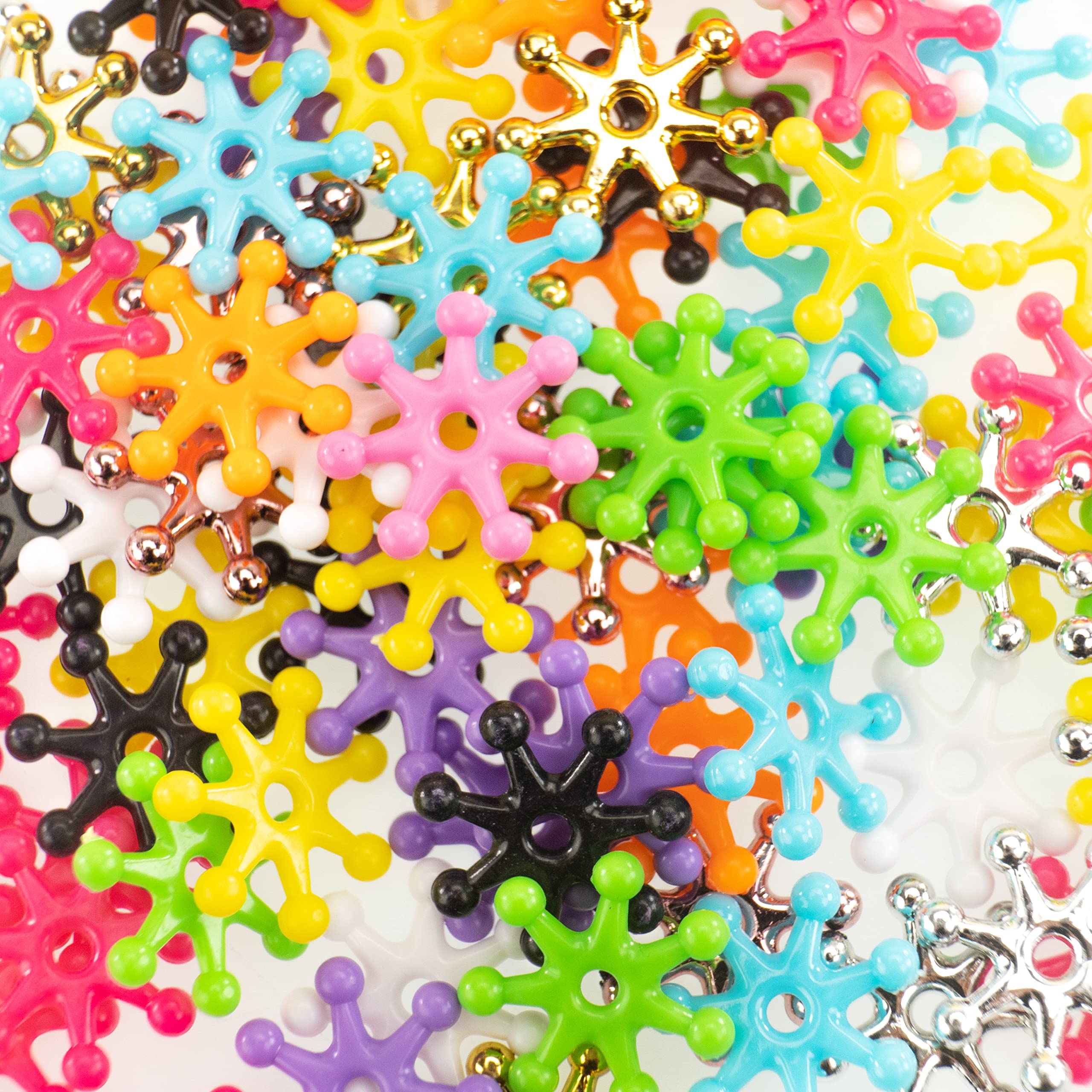 PERLINE ABC- Flower Power Extra Beads Zabawka, Wielobarwny, 87018