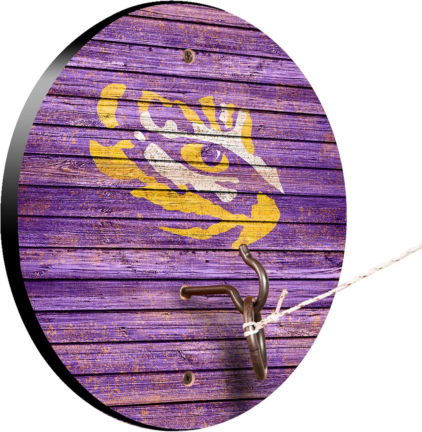 Victory Tailgate NCAA Hook and Ring Toss - Weathered Design - Multiple Schools Available