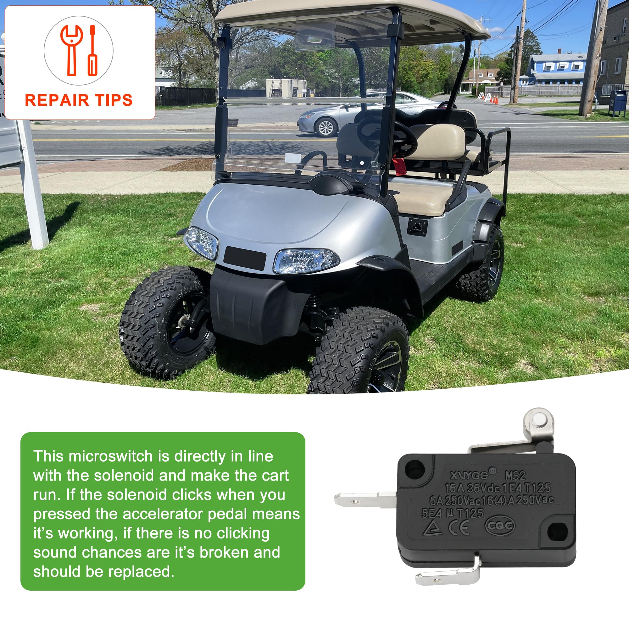 Amazon.com: 10L0L Golf Cart Accelerator Pedal Box Micro