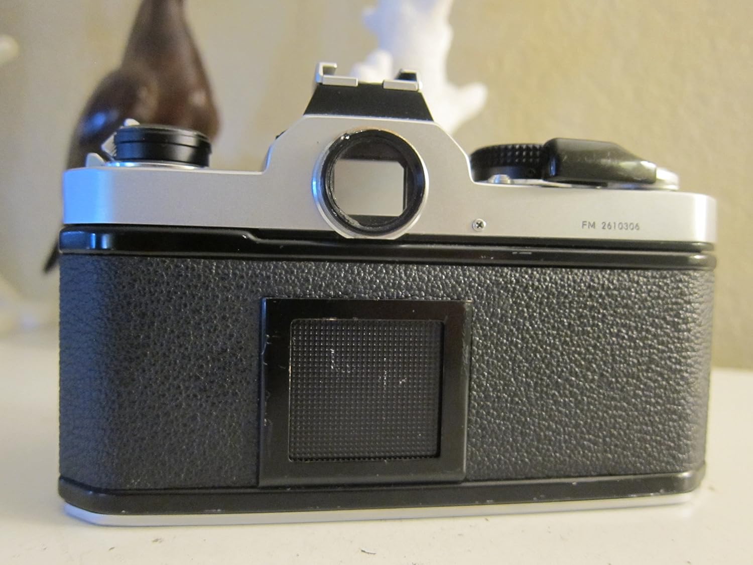 Nikon FM chrome body SLR film camera