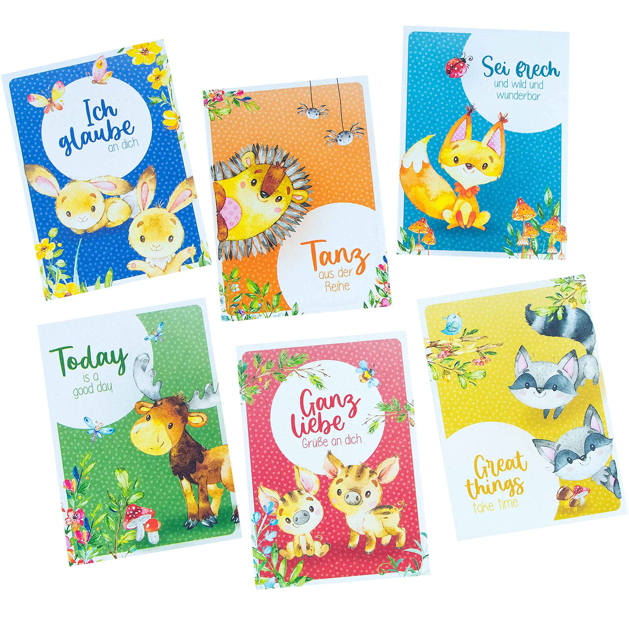 Postcards Set - Forest Animals - Set of 13, Waldtiere, a6 - Image 2