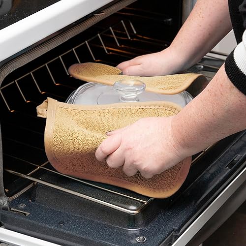 Miniatura 103 de Ritz - Agarradera de rizo y almohadilla resistente al calor, duradero, 100% algodón, diseño ergonómico para un agarre óptimo, fácil cuidado, lavable