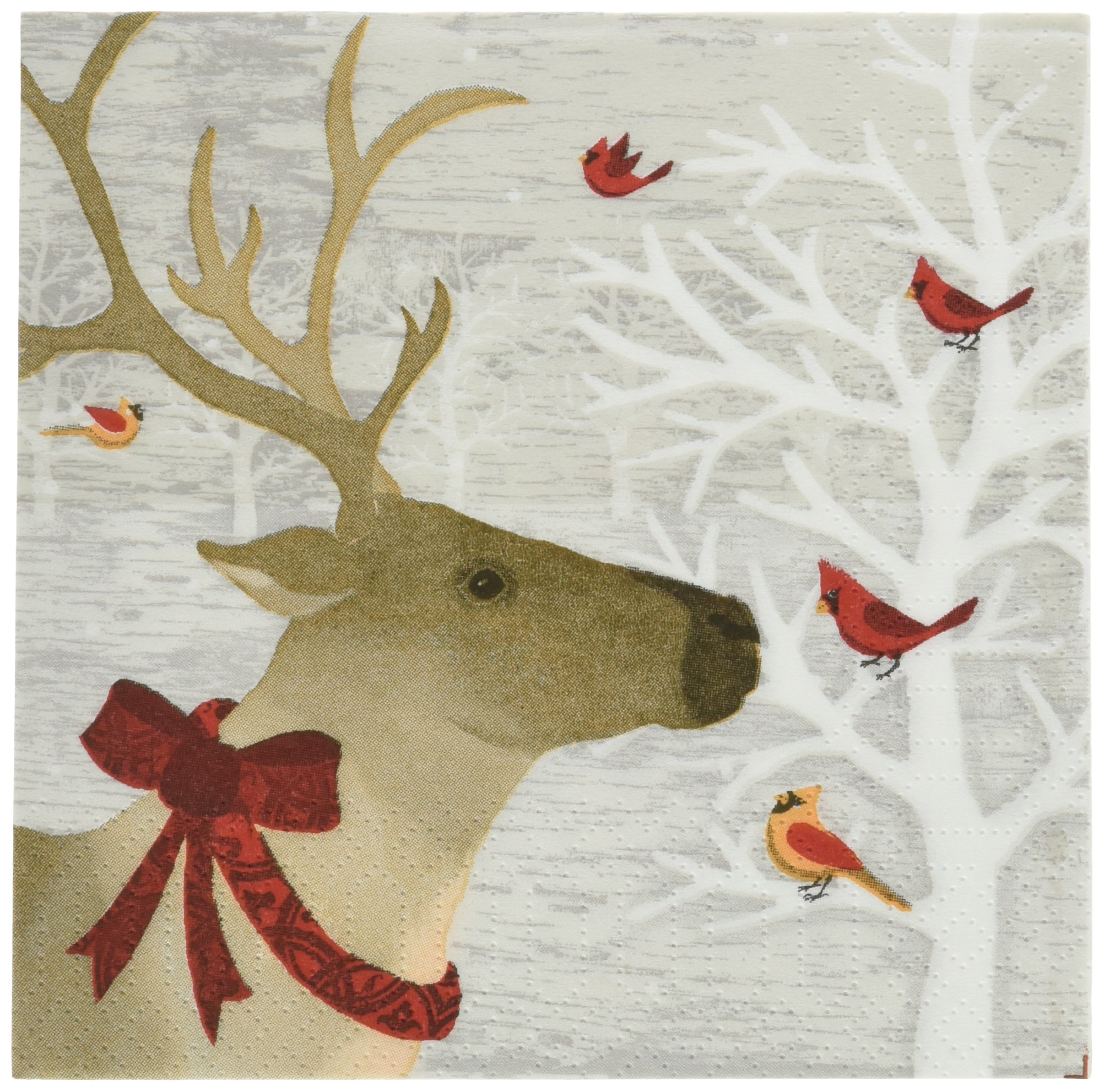 ホワイトペーパーナプキン Amazon | Paperproducts Design 7498 Holiday Paper Napkin for