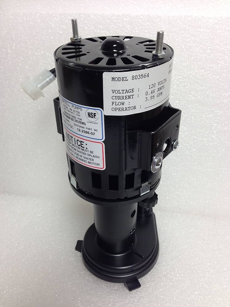 Amazon.com: Scotsman 12-2586-07 Water Pump 120V (6 Month