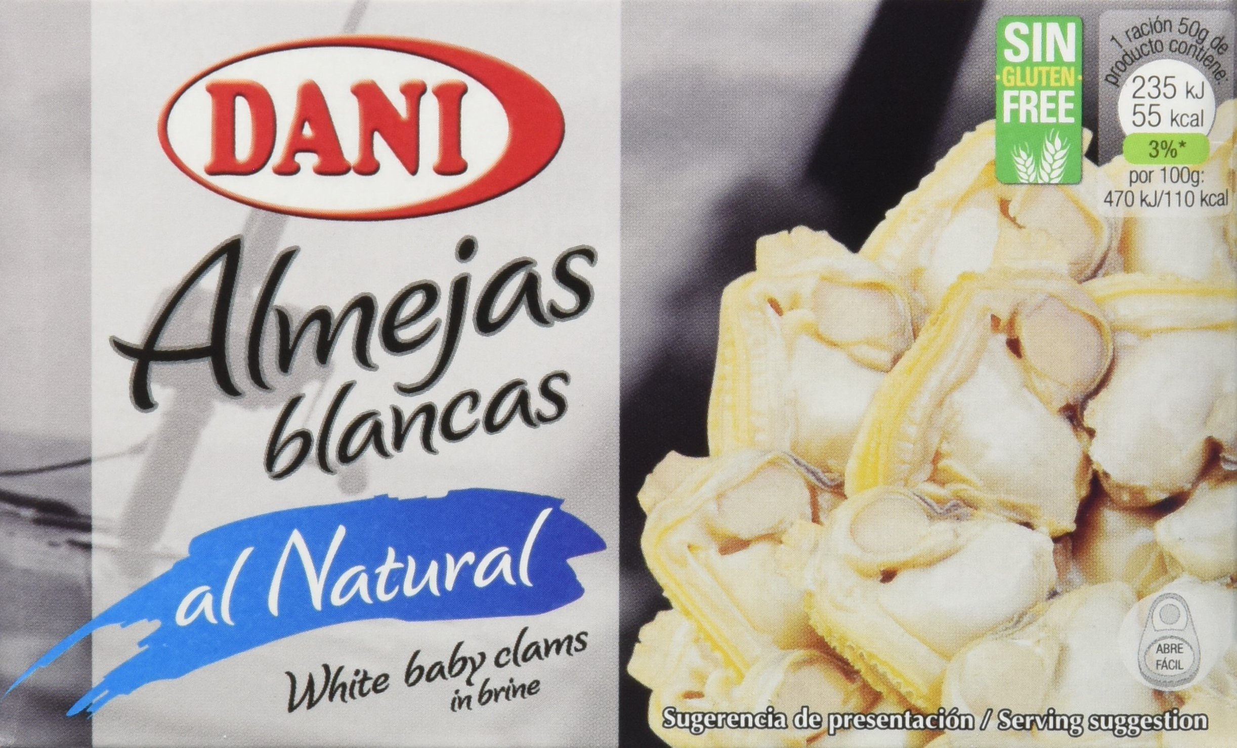 Almejas Blancas Al Natural 63 g Pack de 24