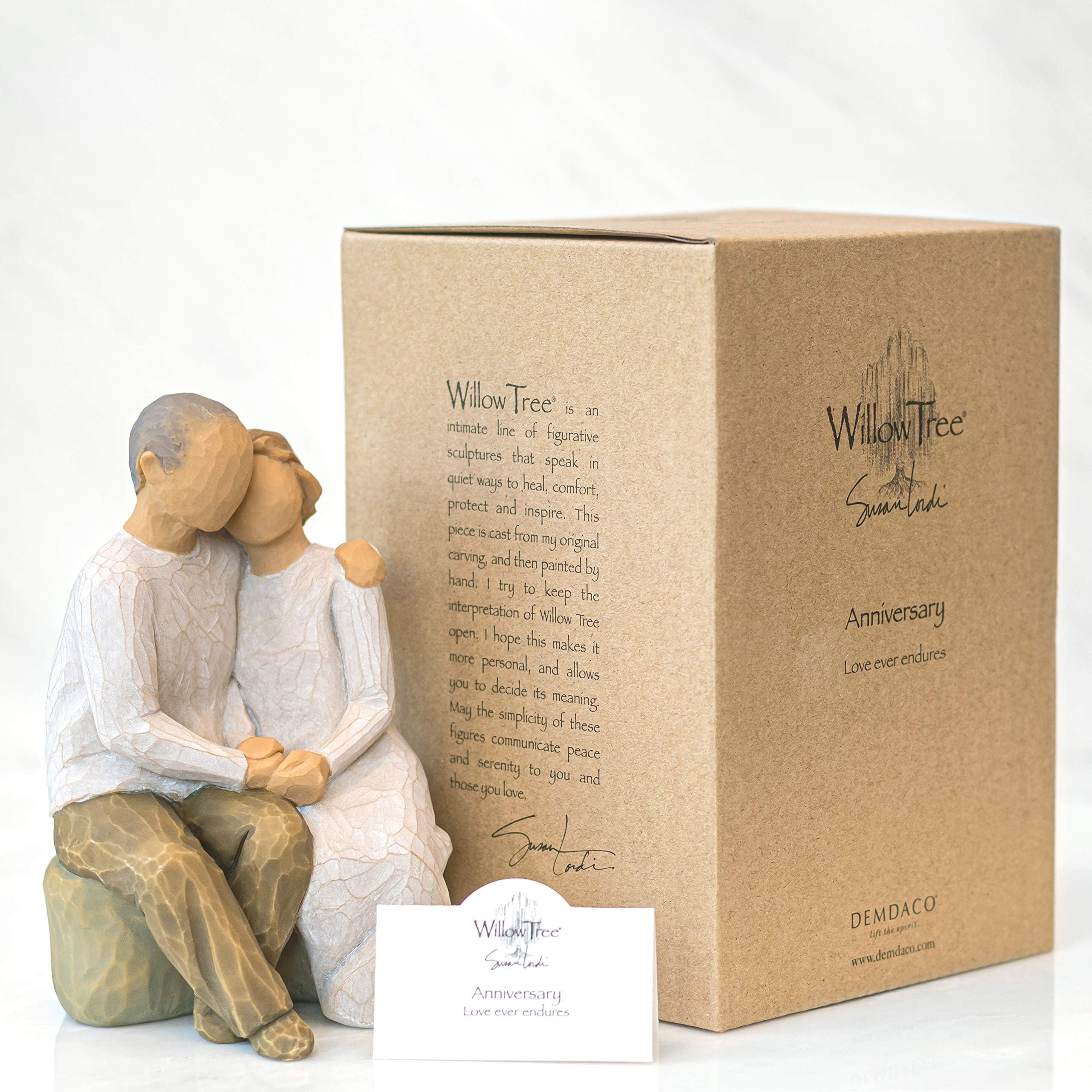 Willow Tree Figura de Hombre y Mujer Enamorados, Enesco
