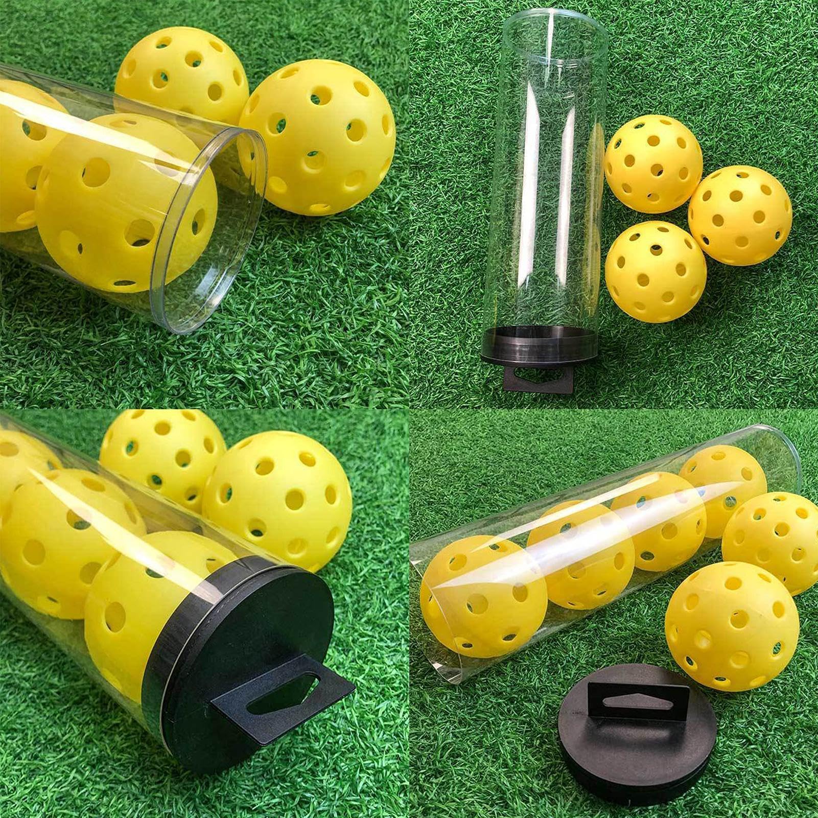 Contenitore per palline da tennis, contenitore per palline da tennis | Salva pallina da tennis trasparente - Organizzatore di palline, sportivi, contenitore per palline da tennis, palline da