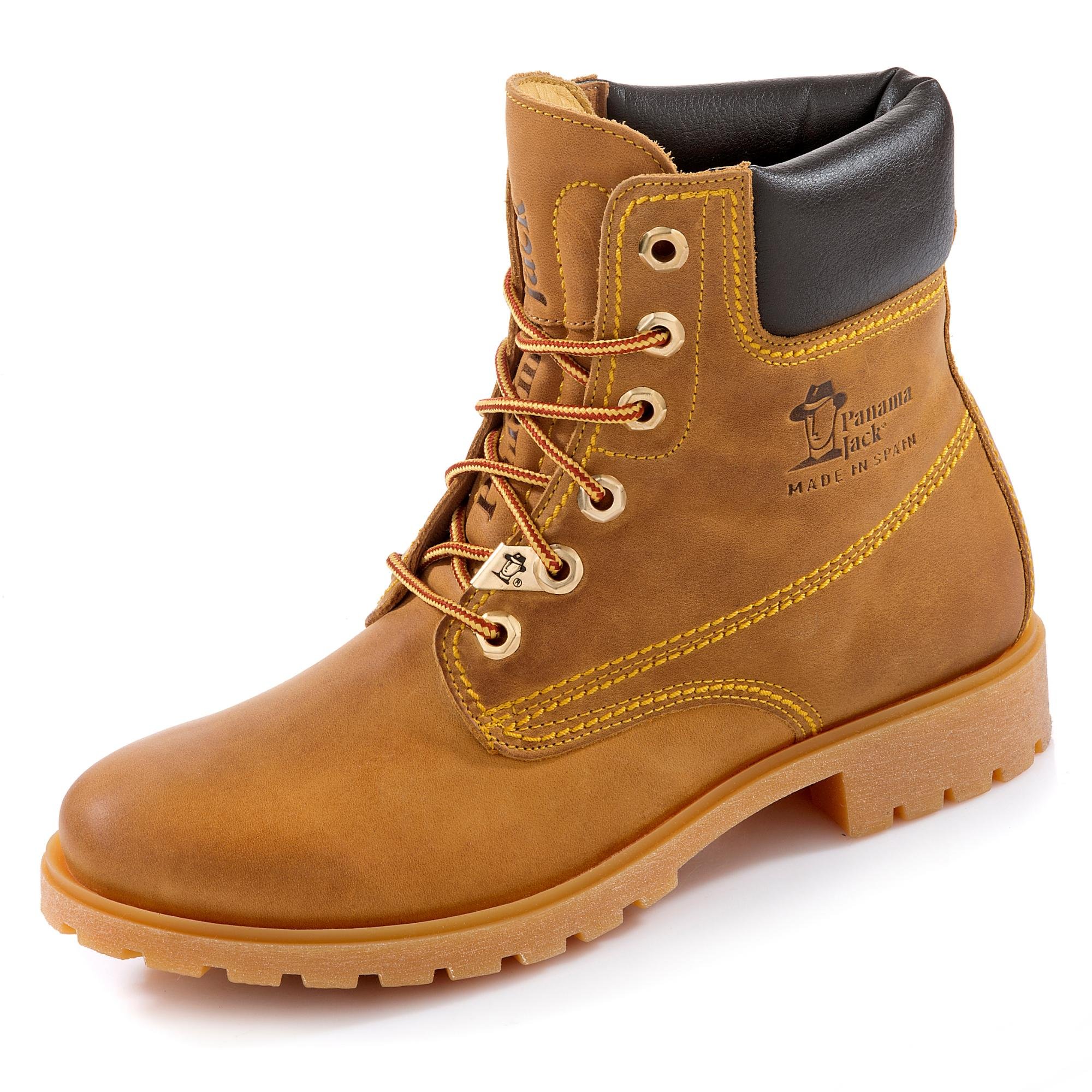 Panama Jack Panama 03, Botas Clasicas Mujer, Amarillo Vintage Napa, 39 EU