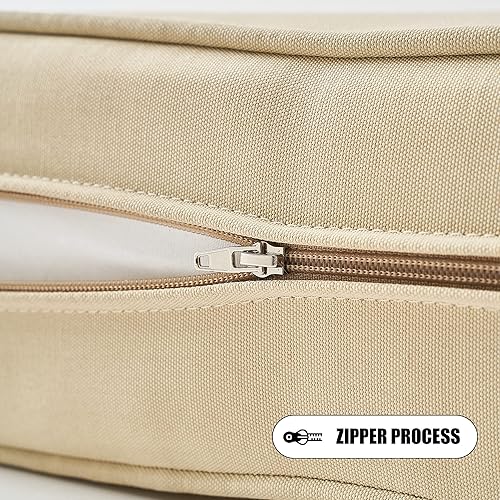 Miniatura 7 de ARTPLAN Cojines de sofá biplaza para exteriores, cojines de patio para todo tipo de clima, juego de 5, 46 x 24 x 4 pulgadas, verde mar