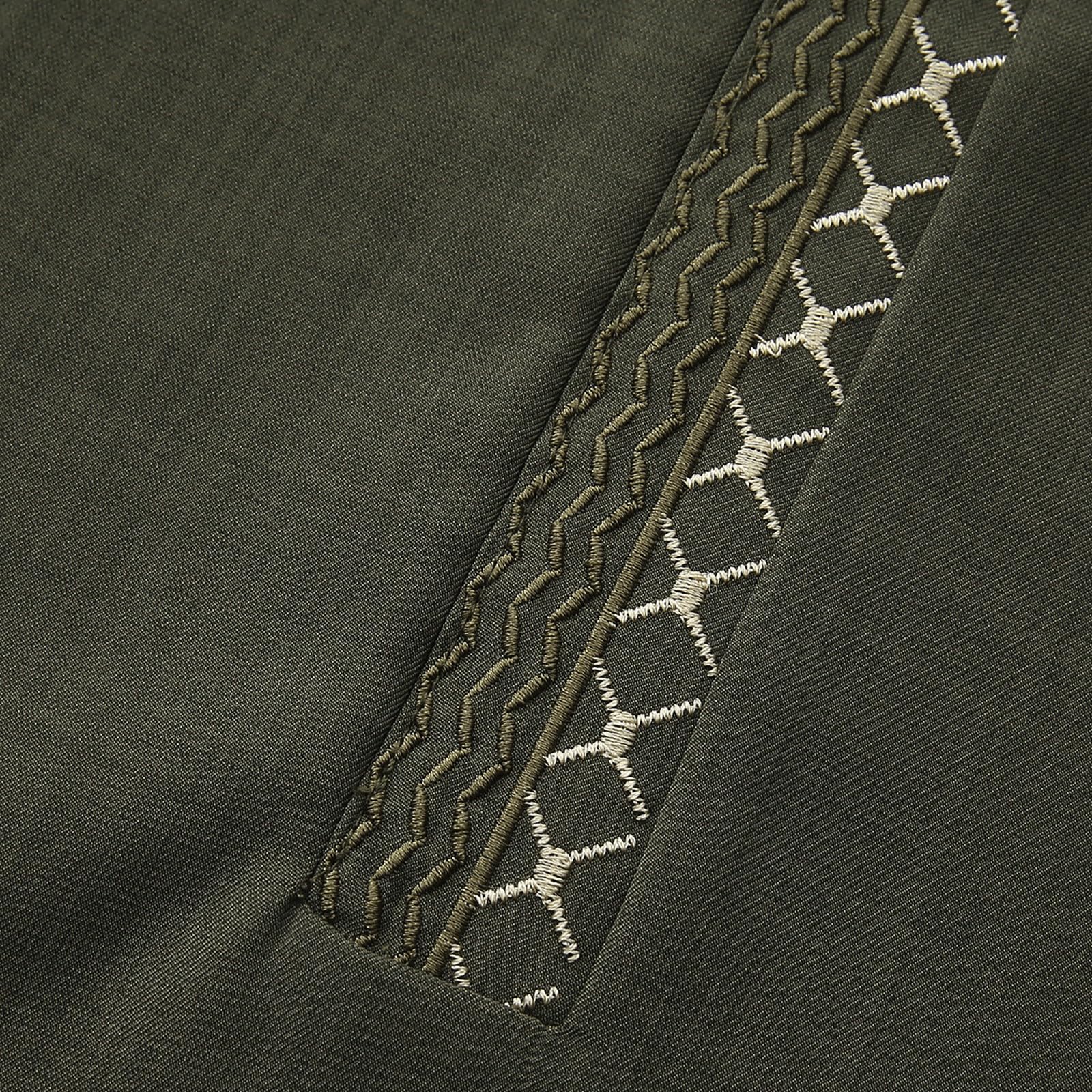 CHUNOTU - Bata de caftán étnico para hombre, de algodón y lino, túnica musulmana, camisas de manga larga, holgada, casual, caftán Thobes para la playa