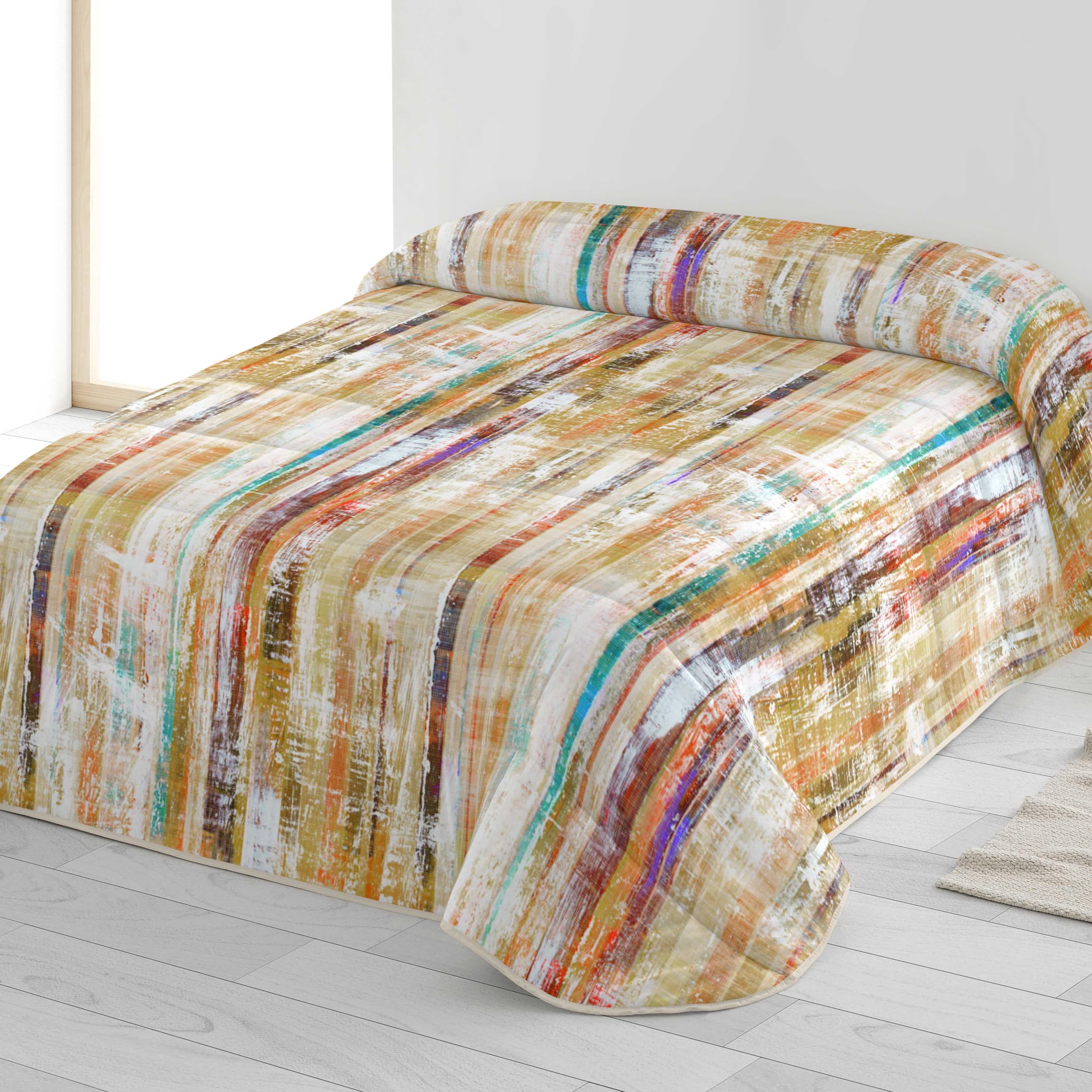 NATURALS Edredón nórdico Estampado Cama 90, edredón 300 Gramos 180x260, ROTKO