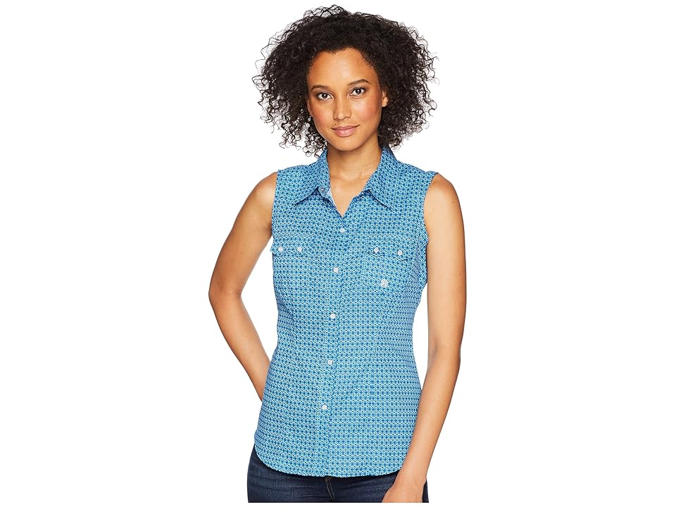 

Roper 1681 Silver Spur Foulard (Blue) Women's Clothing