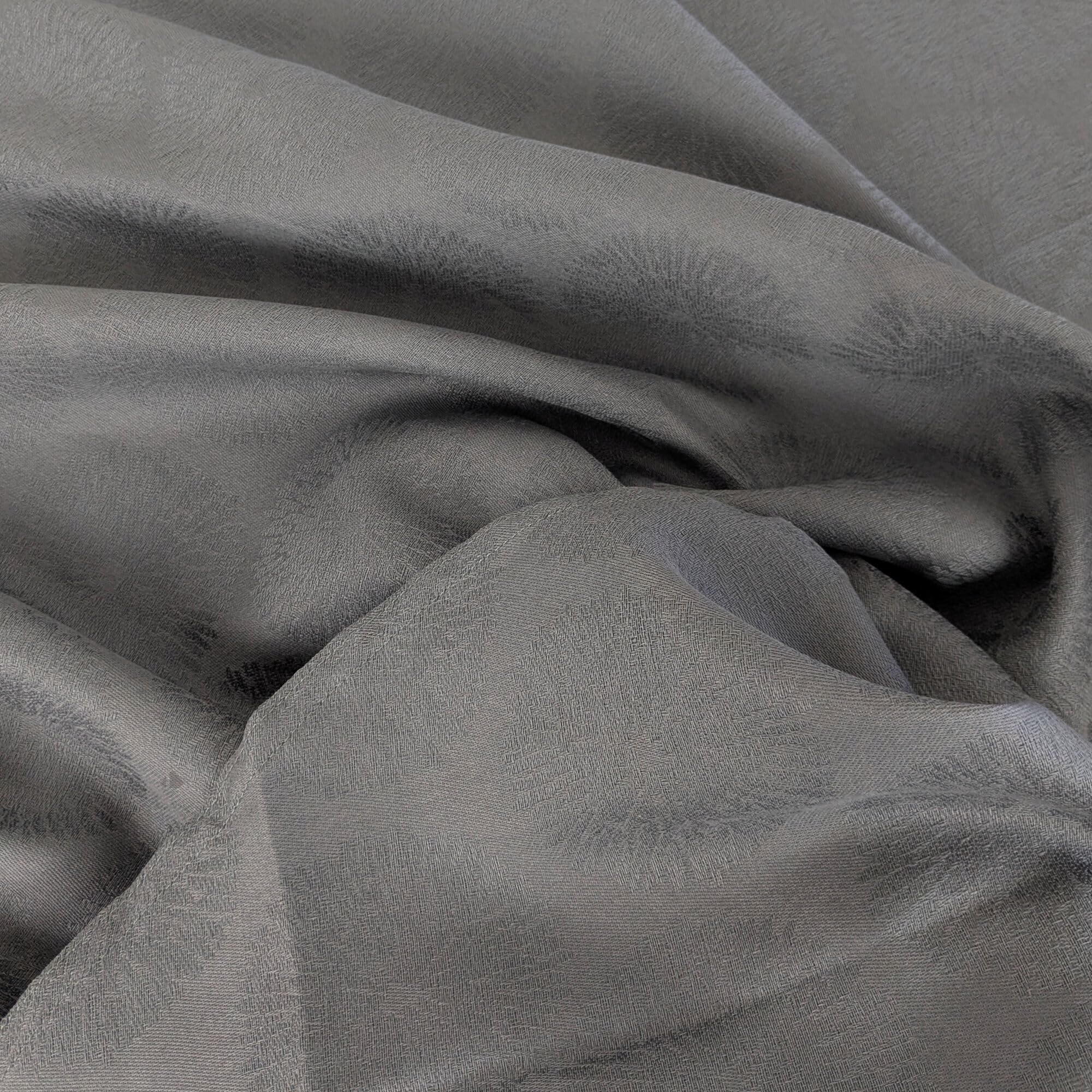Nappe ovale 180x240 cm HÉLIOS Anthracite 100% coton + enduction acrylique