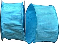 Vista 65 de Reliant Ribbon 92975W-056-10F Dupioni Supreme - Listón con borde de alambre, 4 pulgadas x 10 yardas, color menta