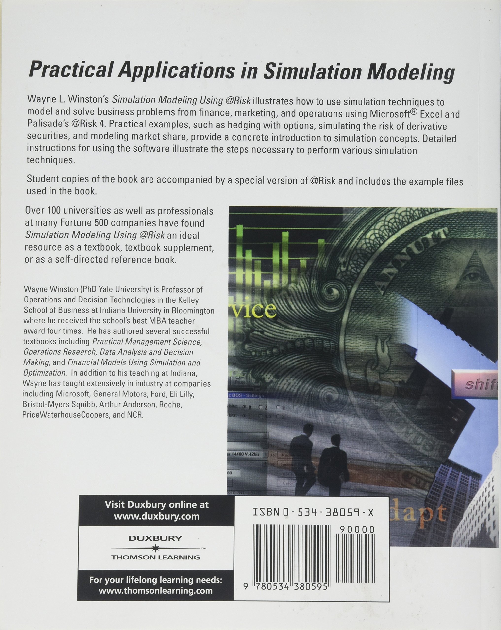 Simulation Modeling Using @risk: Updated for Version 4