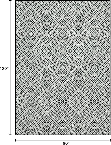 Miniatura 9 de Mohawk Home Alfombra de pasillo geométrica Ashland gris marroquí a rayas boho (2 pies x 7 pies)