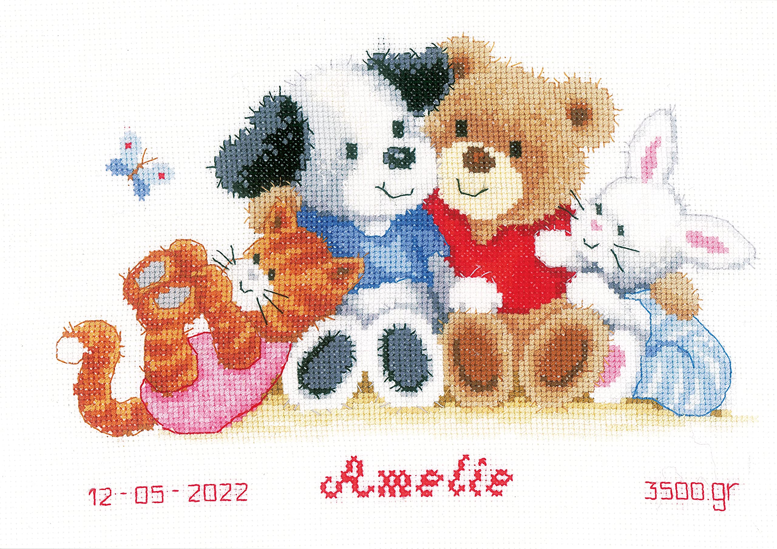 Vervaco Beautiful Animals Counted Stitch Kit