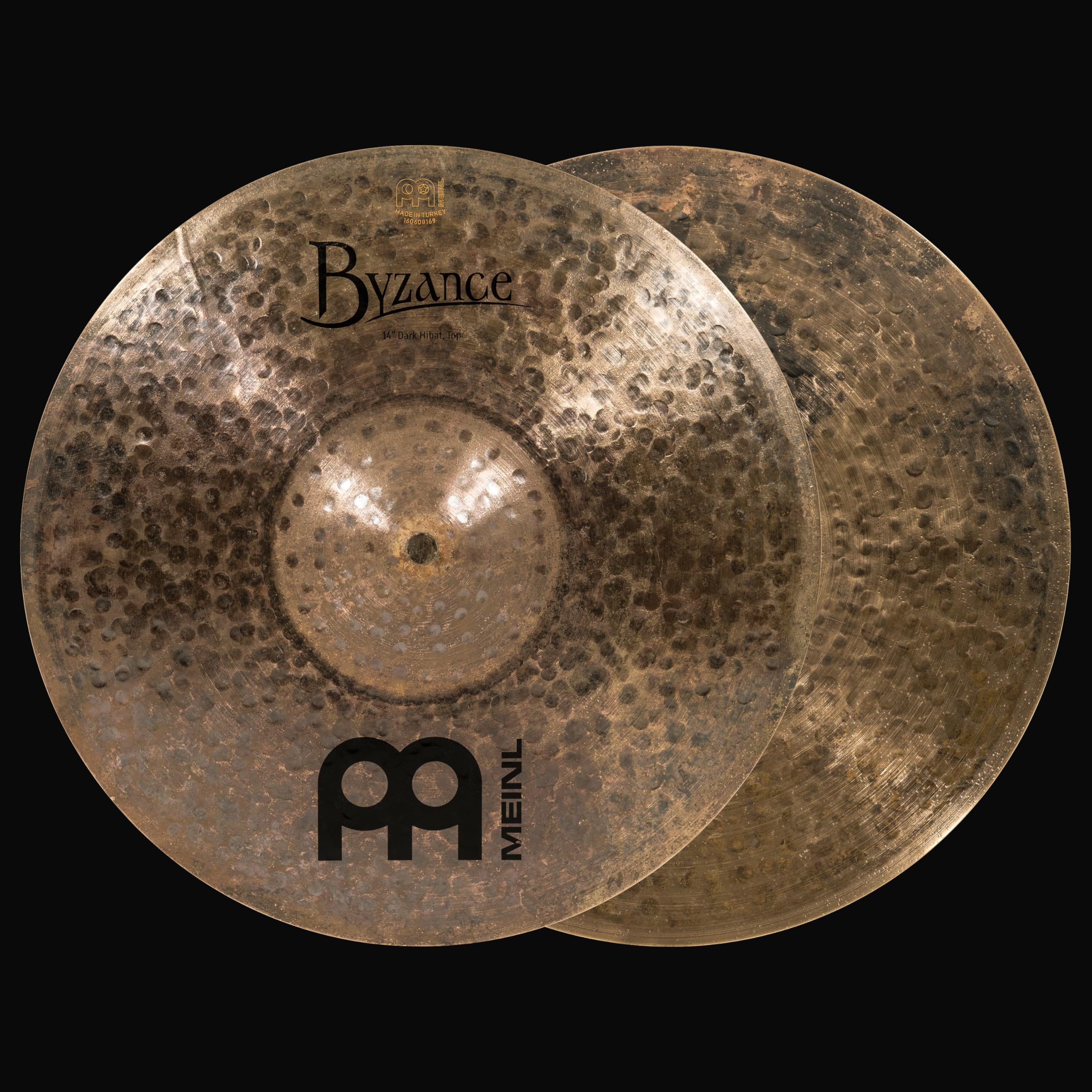 Meinl Cymbals B14DAH Byzance - Hi-Hat, 14" (35,6 cm), finitura scura