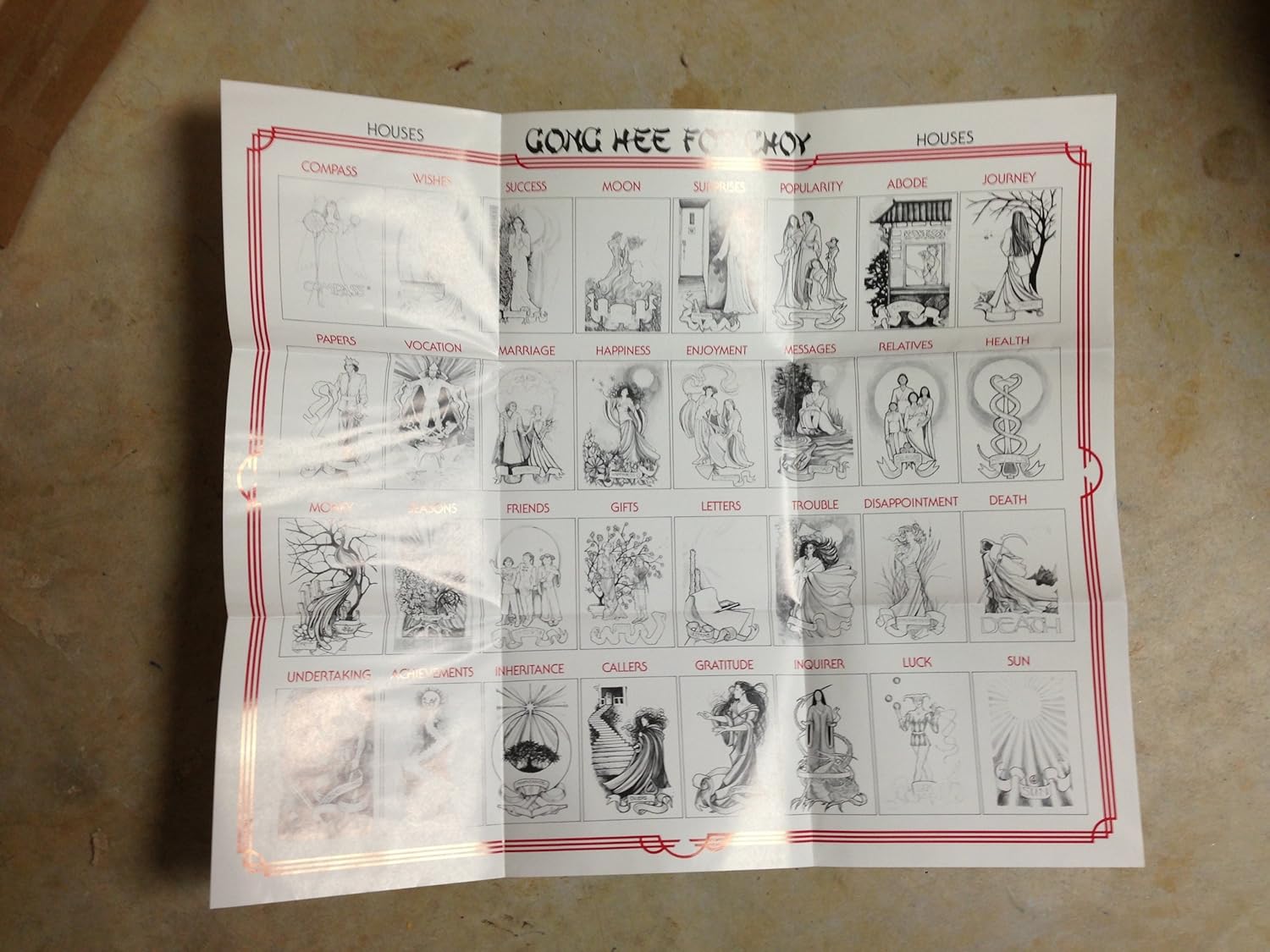 Gong Hee Fot Choy Fortune Telling Game at Michael Watanabe blog