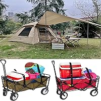 Vista 4 de Correas de hebilla universales compatibles con vagón plegable plegable al aire libre, accesorios de vagón Mac, accesorios de carro plegable