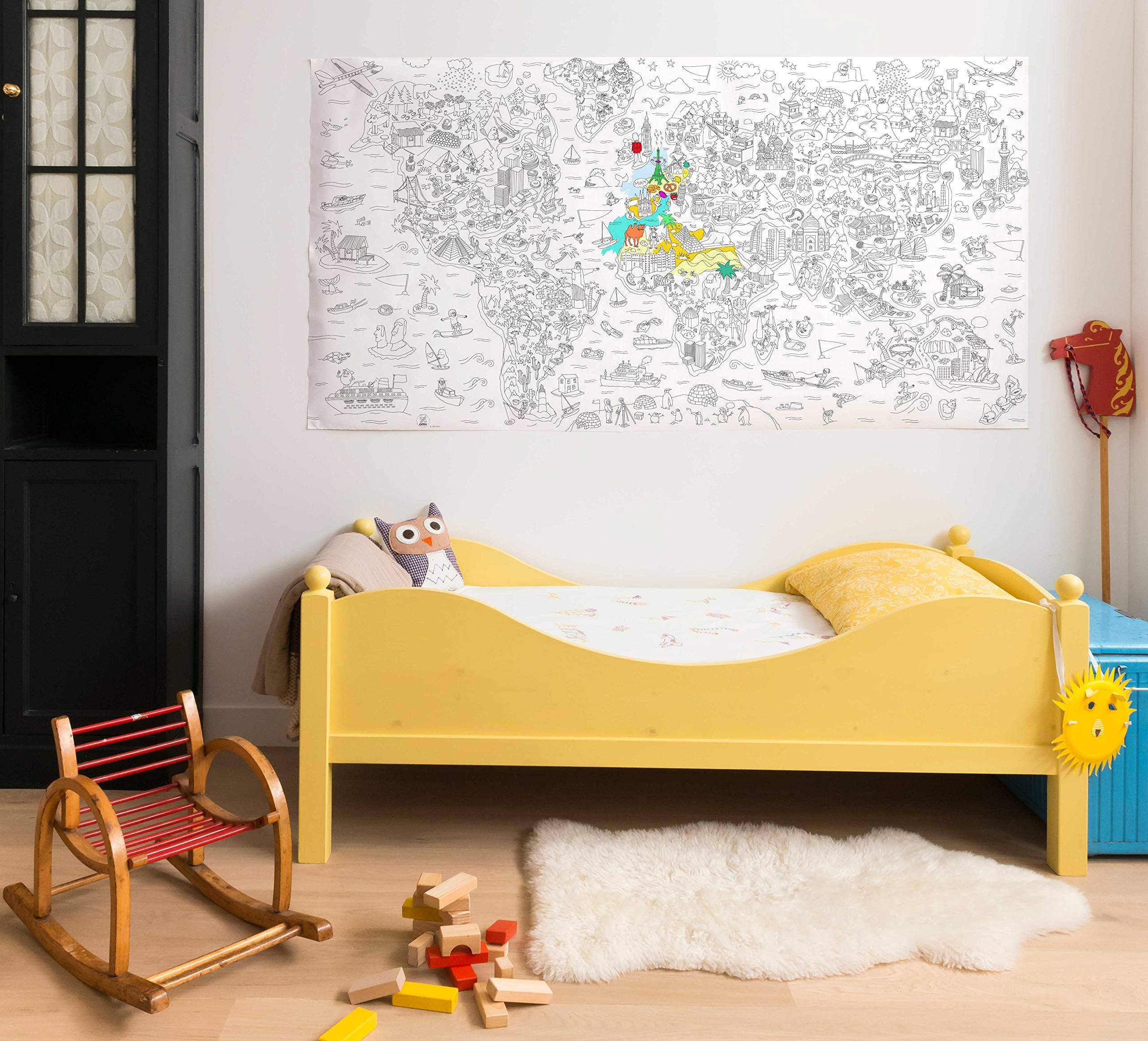 OmySuper Giant Colouring Poster - Atlas XXL