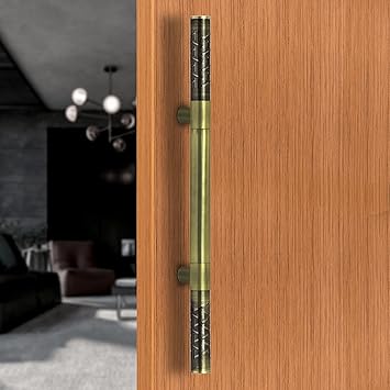 Plantex Premium 26- inch Heavy Duty Long Door Pull Handle/Door Push Pull Handle for Wooden and Glass Main Door/House/Office/Hotel - Pack of 1 (Brass Antique)