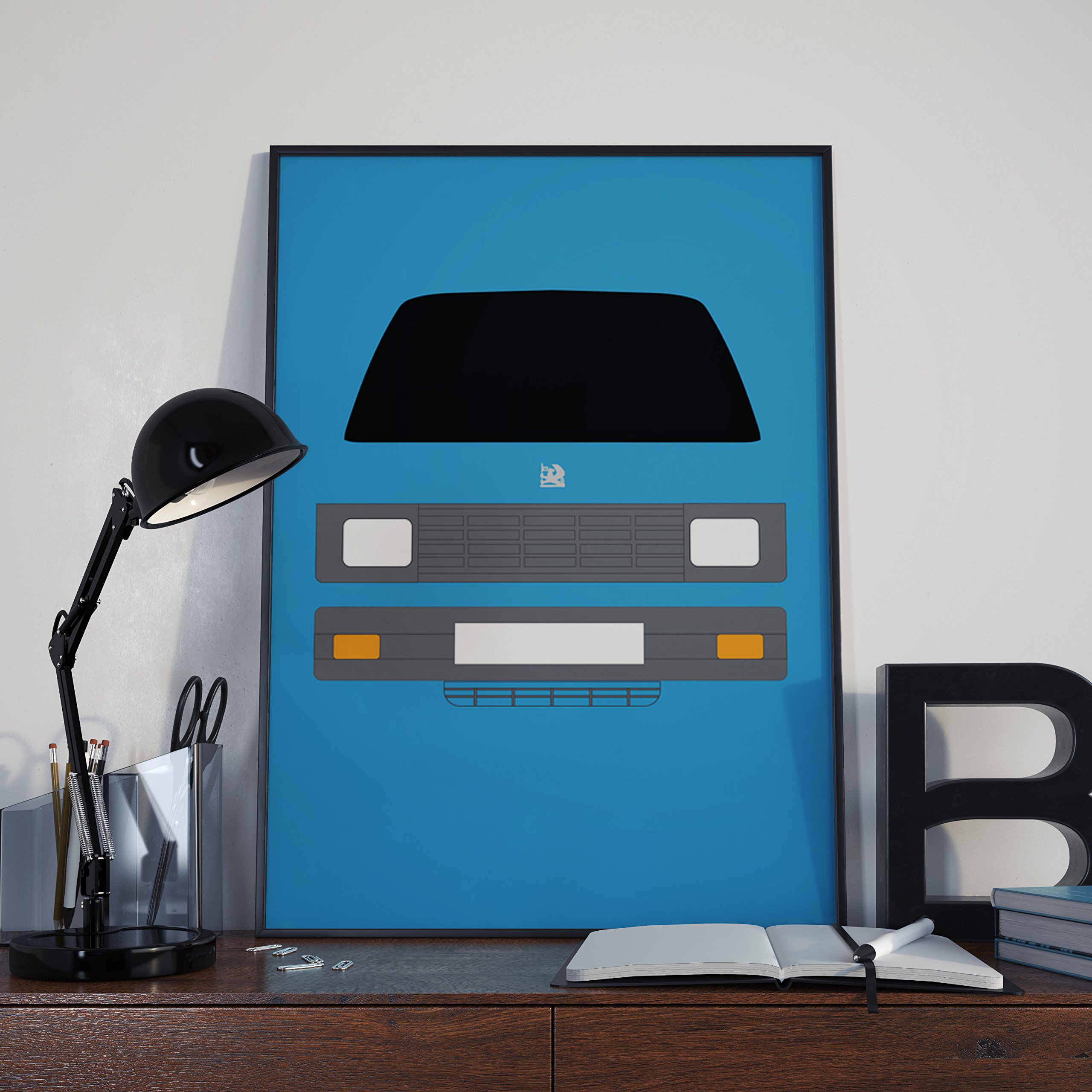 Retro Motor Company Vauxhall Bedford Rascal Van Print