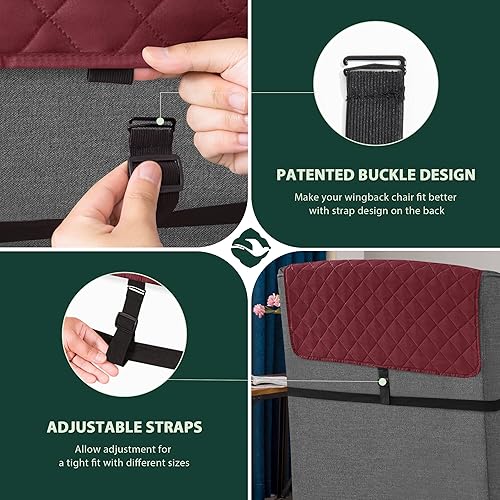 Vista 135 de Chun YI. - Funda reversible para sofá, funda para sillón, fácil de instalar, lavable, cubiertas para sala de estar. Negro