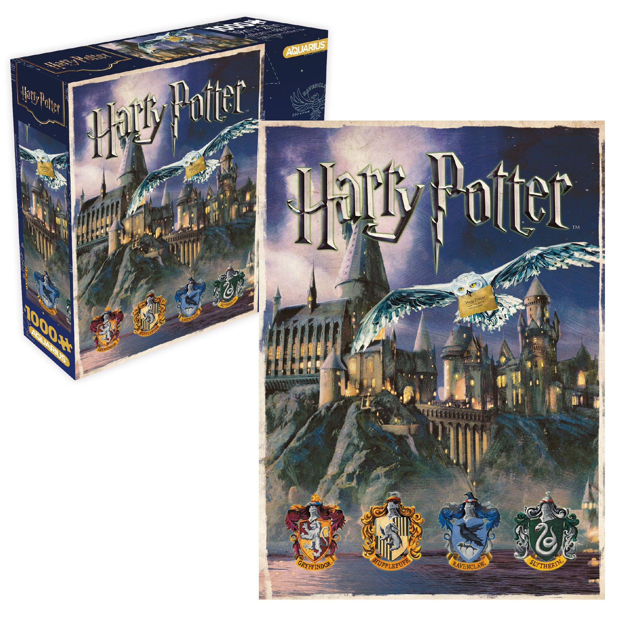 Amazon.com: AQUARIUS Harry Potter Hogwarts 1000 Piece Jigsaw