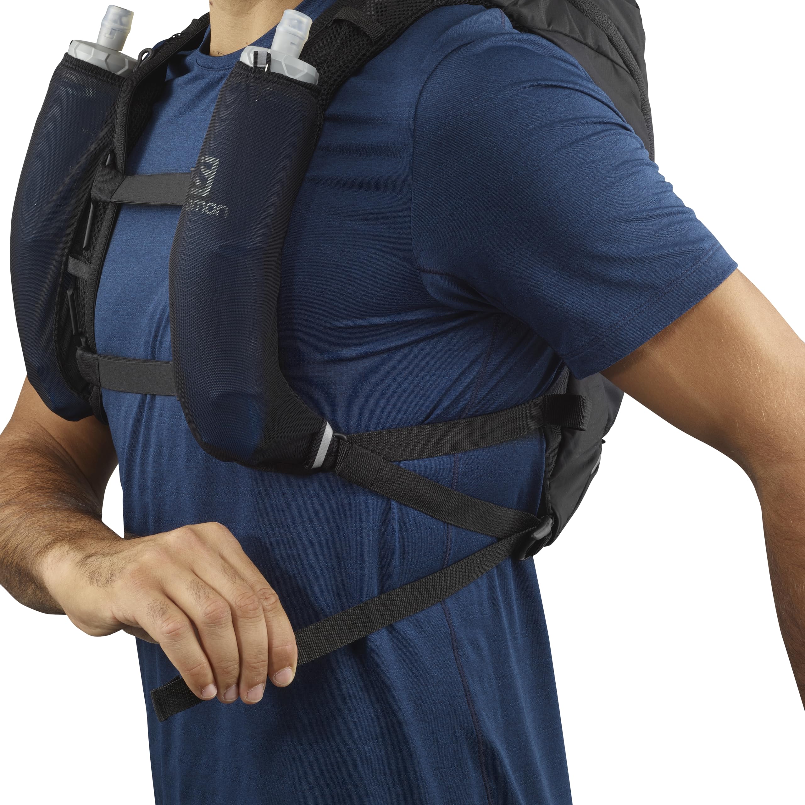 Salomon Agile 6 Gilet Unisex per Idratazione Trail Running Escursionismo MTB, Comfort dinamico, Accesso rapido, Versatilità